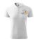 Футболка поло чоловіча білого кольору нанесення логотипу