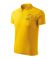 Футболка поло чоловіча жовтого кольору нанесення логотипу