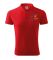 Футболка поло чоловіча червоного кольору нанесення логотипу