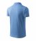 Футболка поло світло блакитного кольору чоловіча