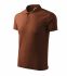Men's chocolate polo shirt
