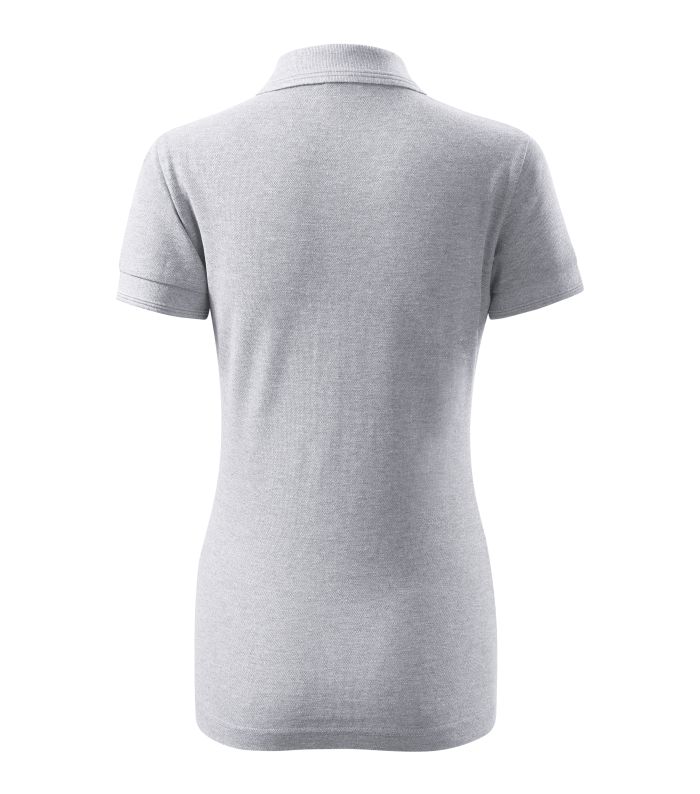 Футболка поло жіноча сірого кольору