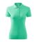 Футболка поло жіноча мятного кольору