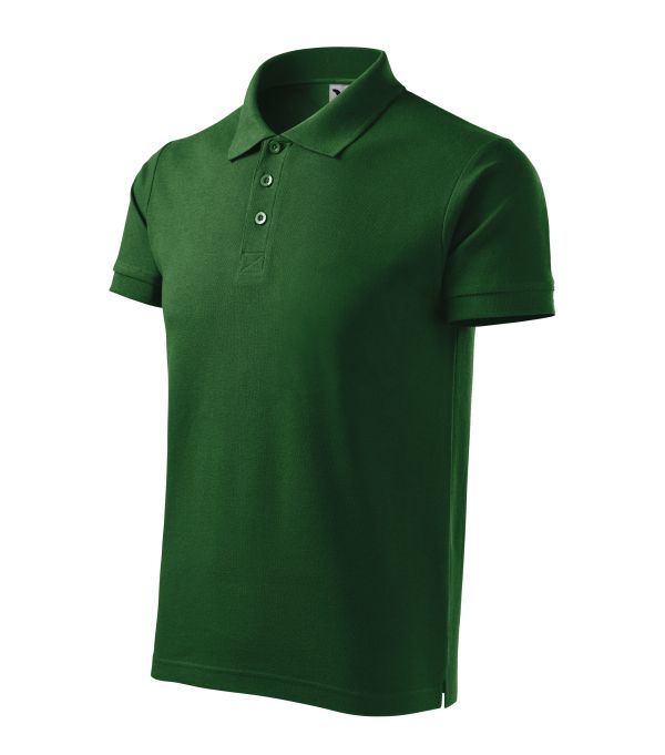 Футболка поло чоловіча зелена Malfini Cotton 100 %  170 г/м²