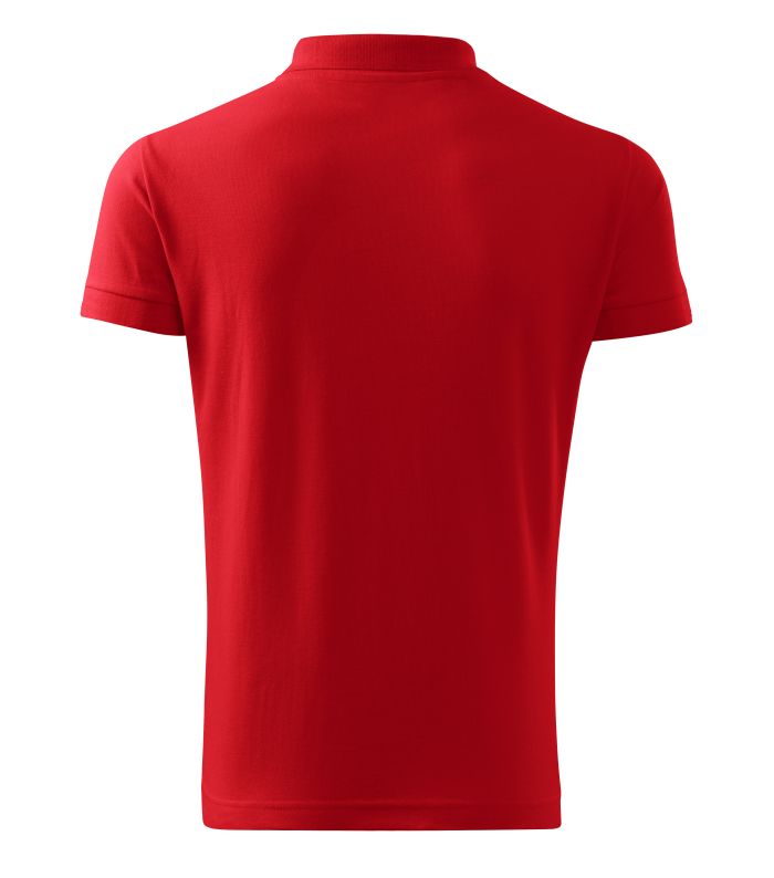 Футболка поло чоловіча червона Malfini Cotton 100 %  170 г/м²