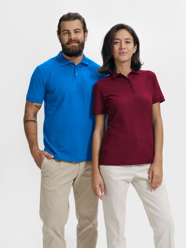 Футболка поло чоловіча червона Malfini Cotton 100 %  170 г/м²