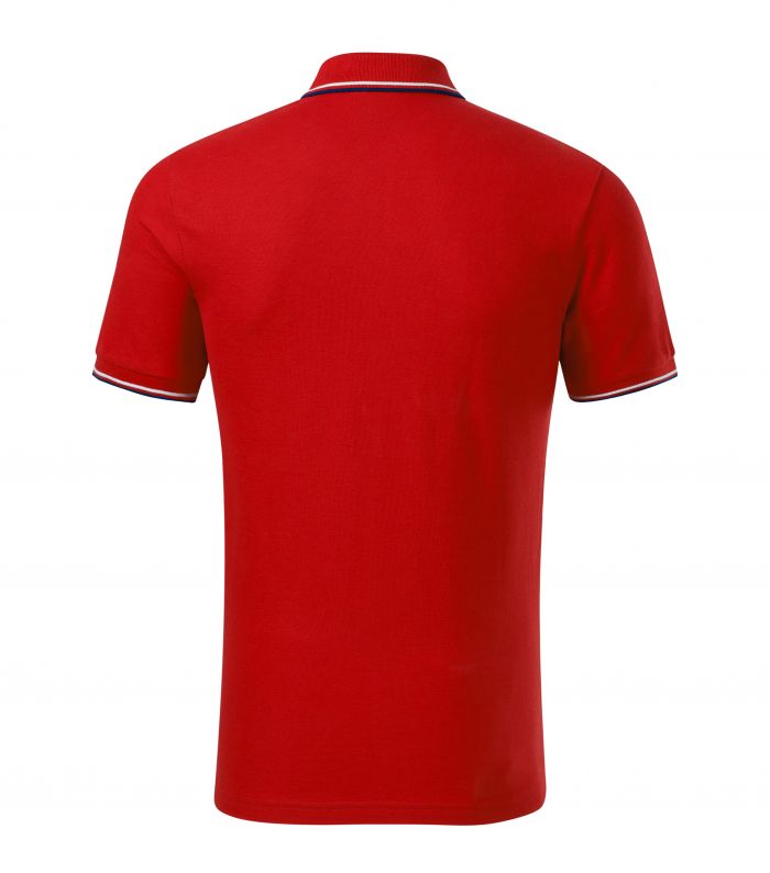 Футболка поло чоловіча червоного кольору