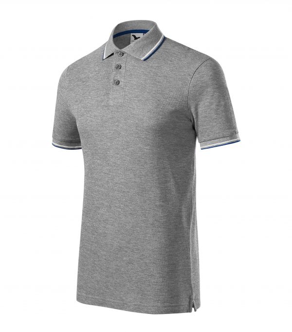 Футболка поло чоловіча сірого кольору