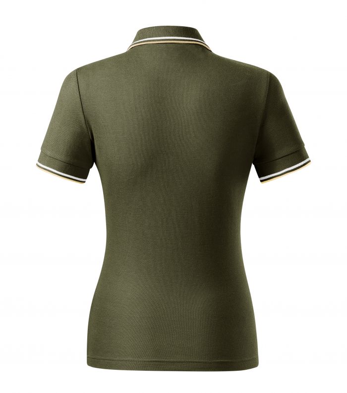 Футболка поло жіноча колір олива