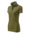 Women's white polo shirt Malfini premium