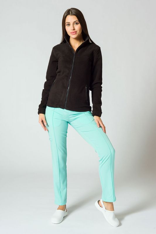 Флісова кофта чорного кольору 