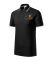 Футболка поло чоловіча чорного кольору нанесення логотипу