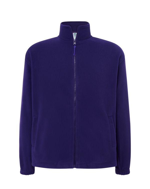 Флісова кофта чоловіча фіолетового кольору JHK