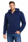 Blue men's fleece jacket
