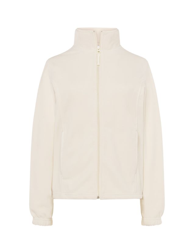 Флісова кофта жіноча білого кольору