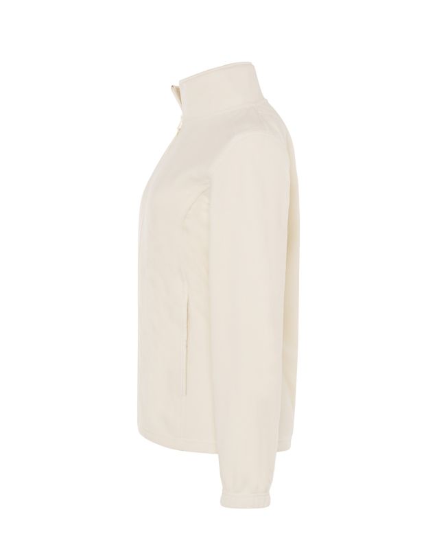 Флісова кофта жіноча білого кольору