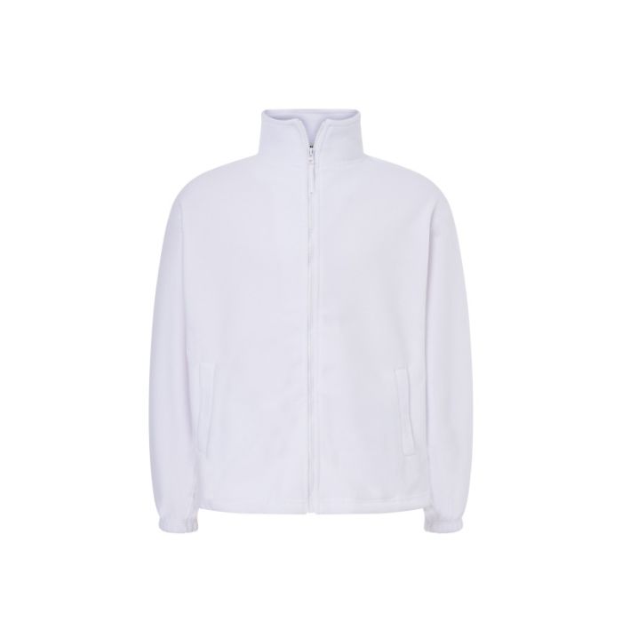 Флісова кофта чоловіча білого кольору JHK