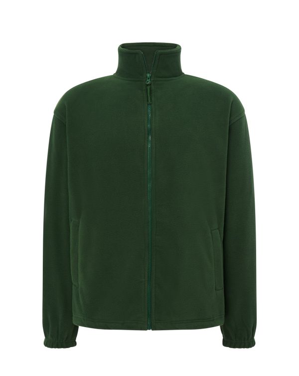 Флісова кофта чоловіча зеленого кольору JHK