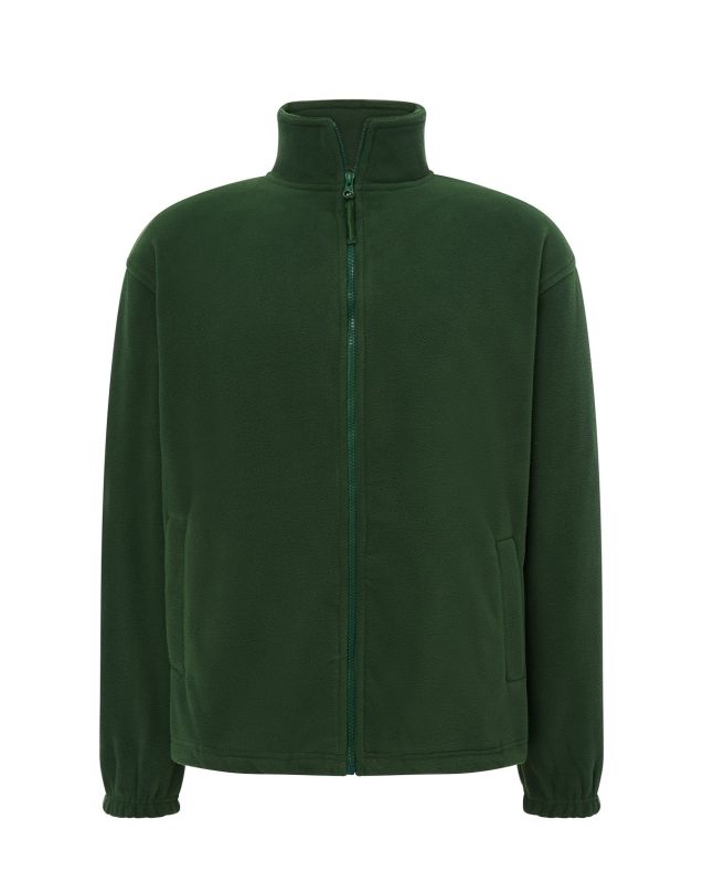 Флісова кофта чоловіча зеленого кольору JHK