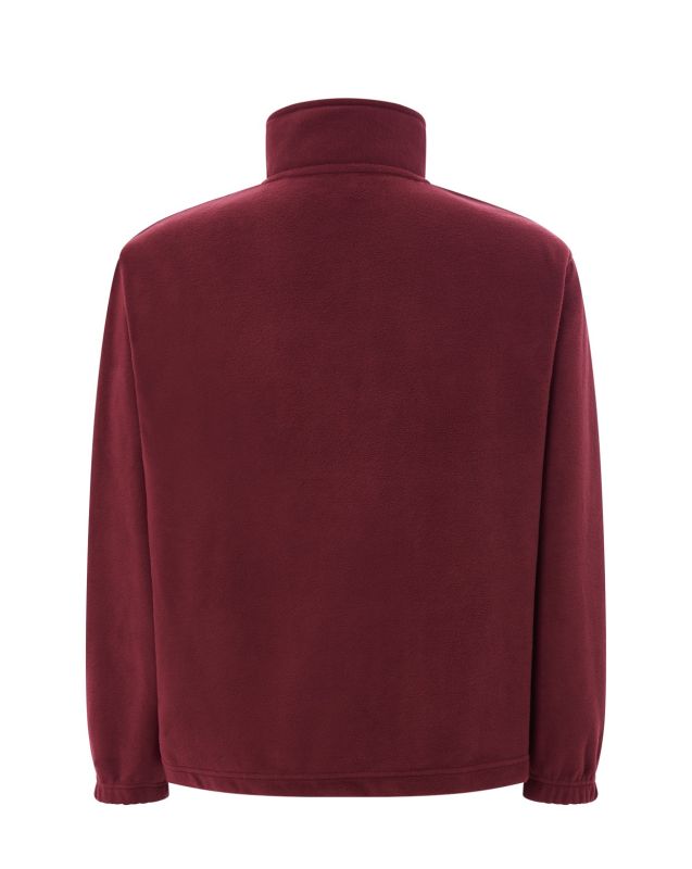 Флісова кофта чоловіча бордового кольору JHK