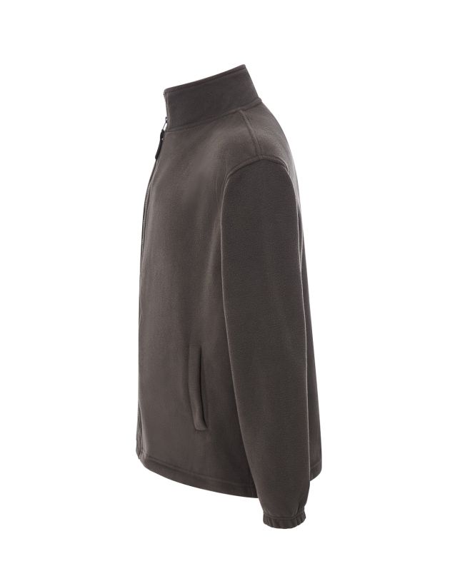 Флісова кофта чоловіча темно сірого кольору JHK