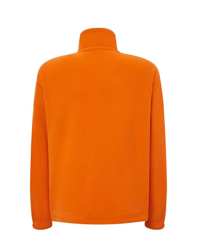 Флісова кофта чоловіча оранжевого кольору JHK