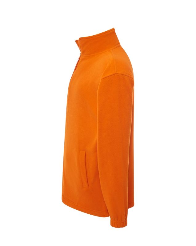 Флісова кофта чоловіча оранжевого кольору JHK