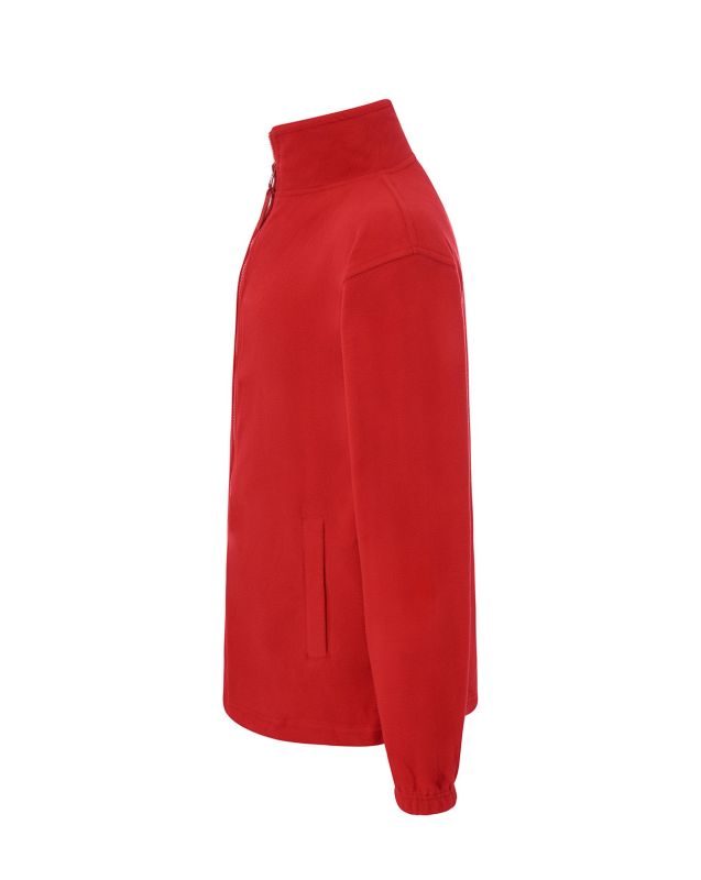 Флісова кофта чоловіча червоного кольору JHK