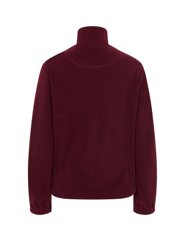Флісова кофта жіноча бордового кольору