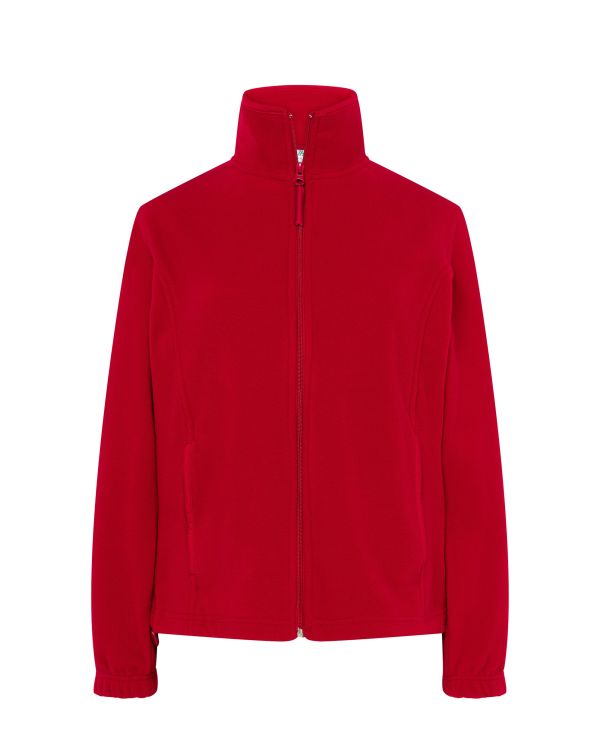 Флісова кофта жіноча червоного кольору