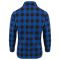 Сорочка в клітинку чоловіча синього кольору