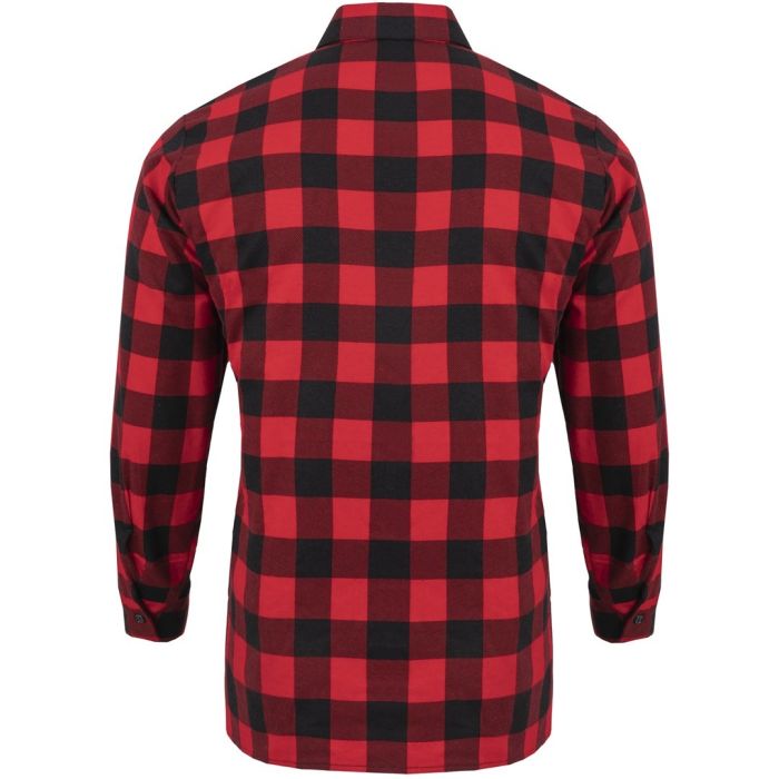 Сорочка в клітинку чоловіча червоного кольору