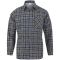 Сорочка в клітинку чоловіча сірого кольору