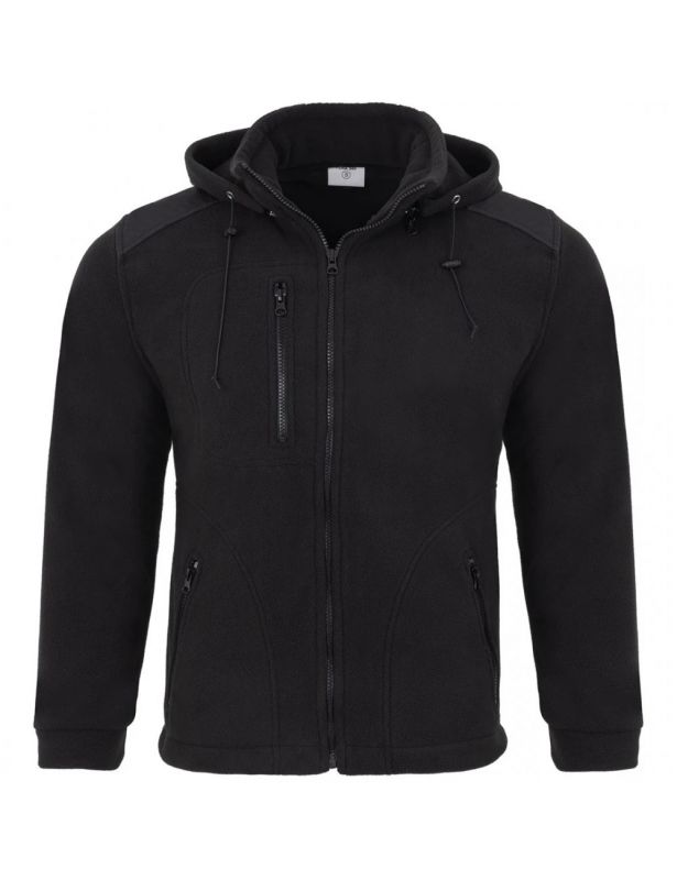 Флісова куртка чоловіча чорного кольору